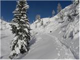 Koča pri Savici - Planina Lopučnica